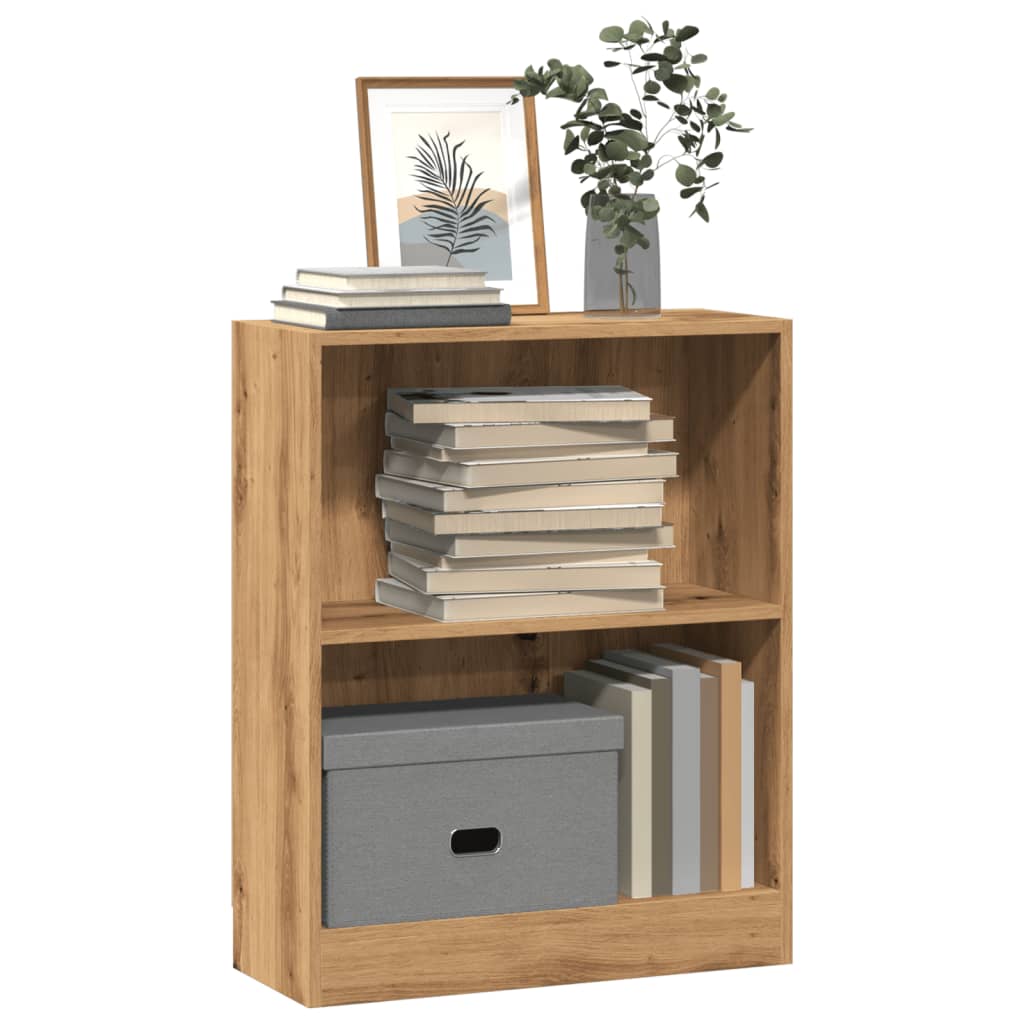 Bookshelf Artisan Oak 60x24x76 cm Wood Material