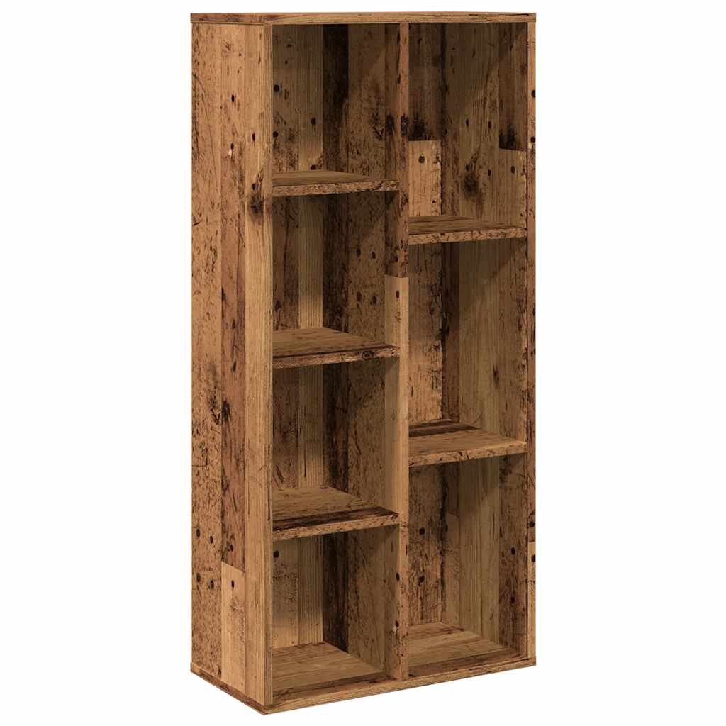 Bookshelf old wood look 50x25x104 cm