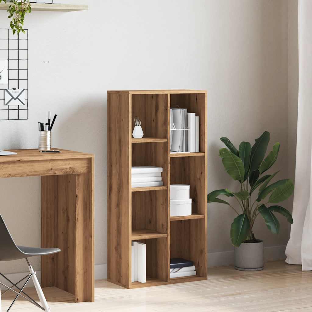 Bookshelf Artisan Oak 50x25x104 cm