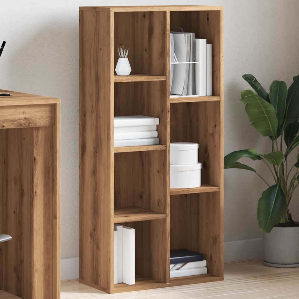 Bookshelf Artisan Oak 50x25x104 cm