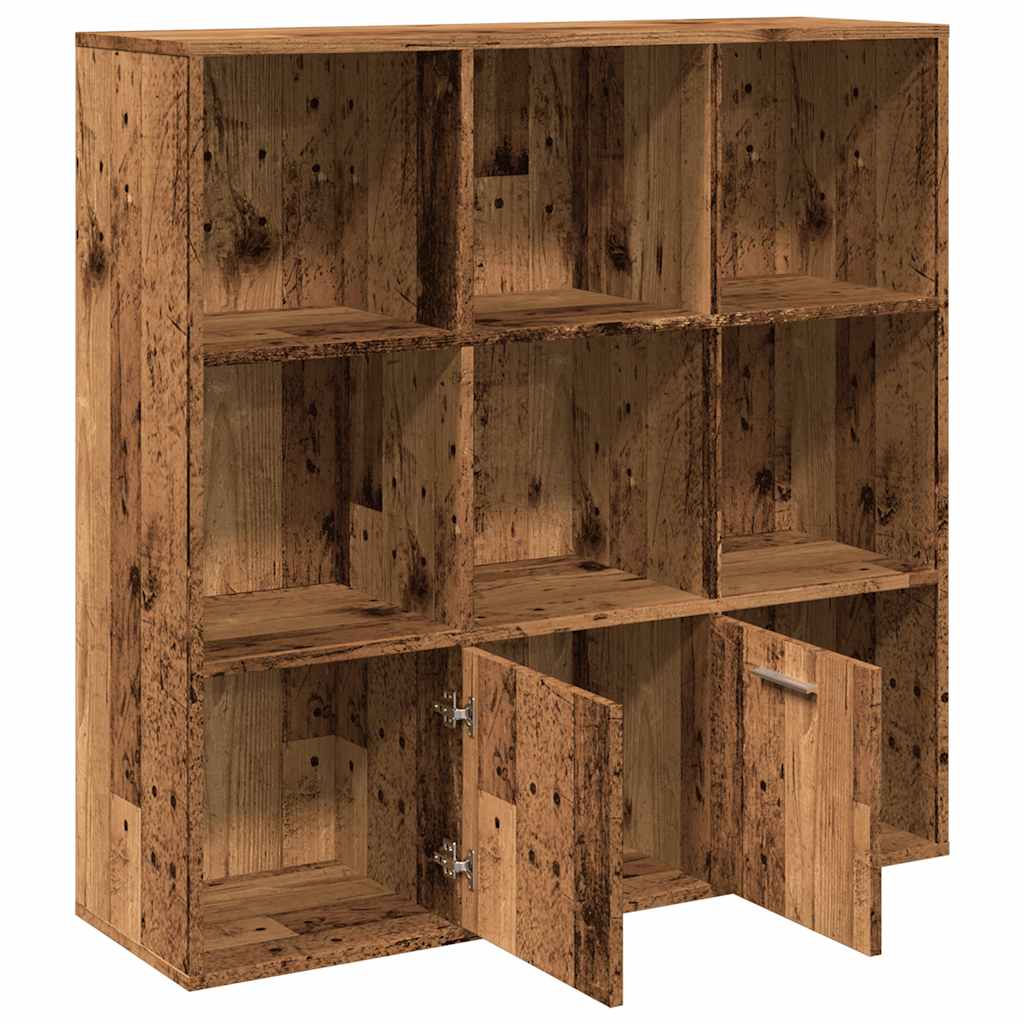 Bookcase old wood look 98x29x97.5 cm wood material