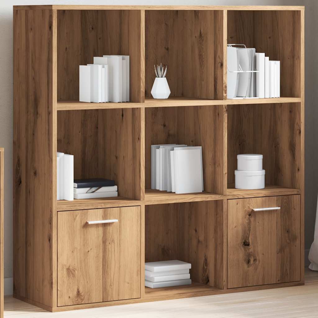 Bookcase Artisan Oak 98x29x97.5 cm Wood Material