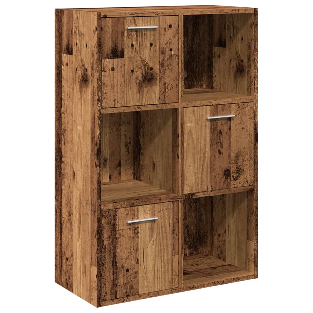 Bücherschrank Altholz-Optik 60,5x30x90 cm Holzwerkstoff