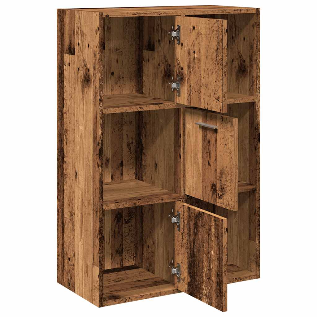 Bookcase old wood look 60.5x30x90 cm wood material