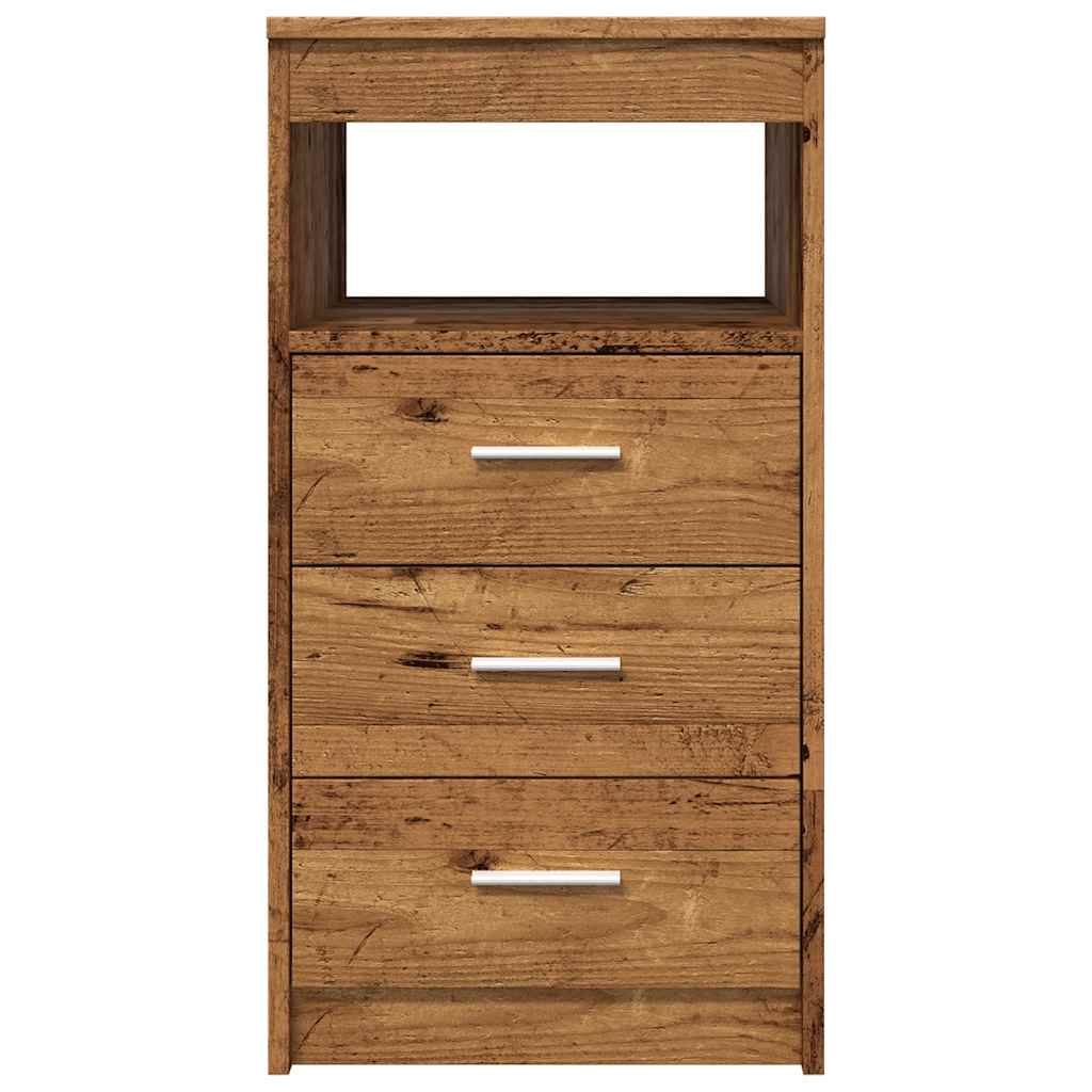 Drawer cabinet old wood look 40x50x76 cm wood material