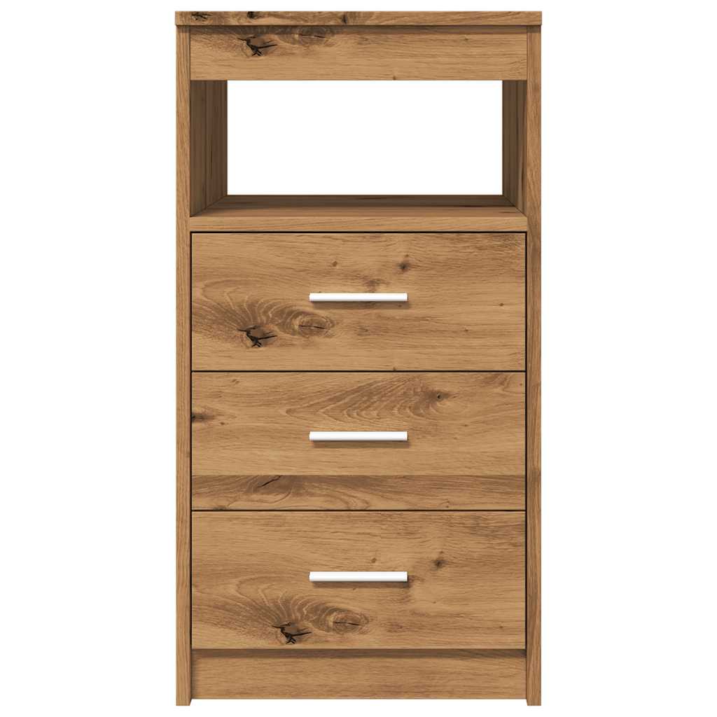 Schubladenschrank Artisan-Eiche 40x50x76 cm Holzwerkstoff