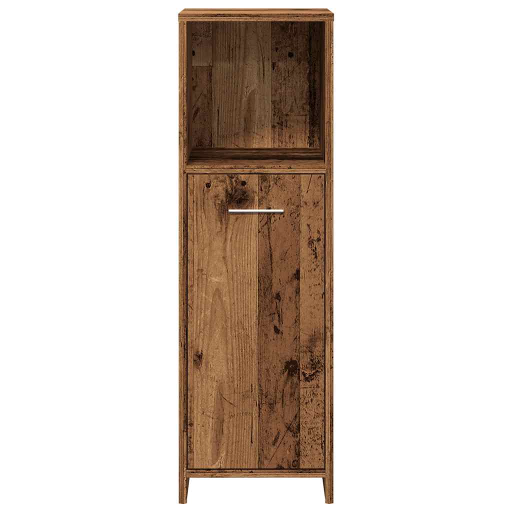 Bathroom cabinet old wood look 30x30x95 cm wood material