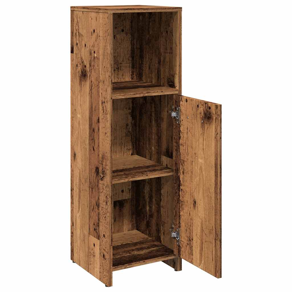 Bathroom cabinet old wood look 30x30x95 cm wood material