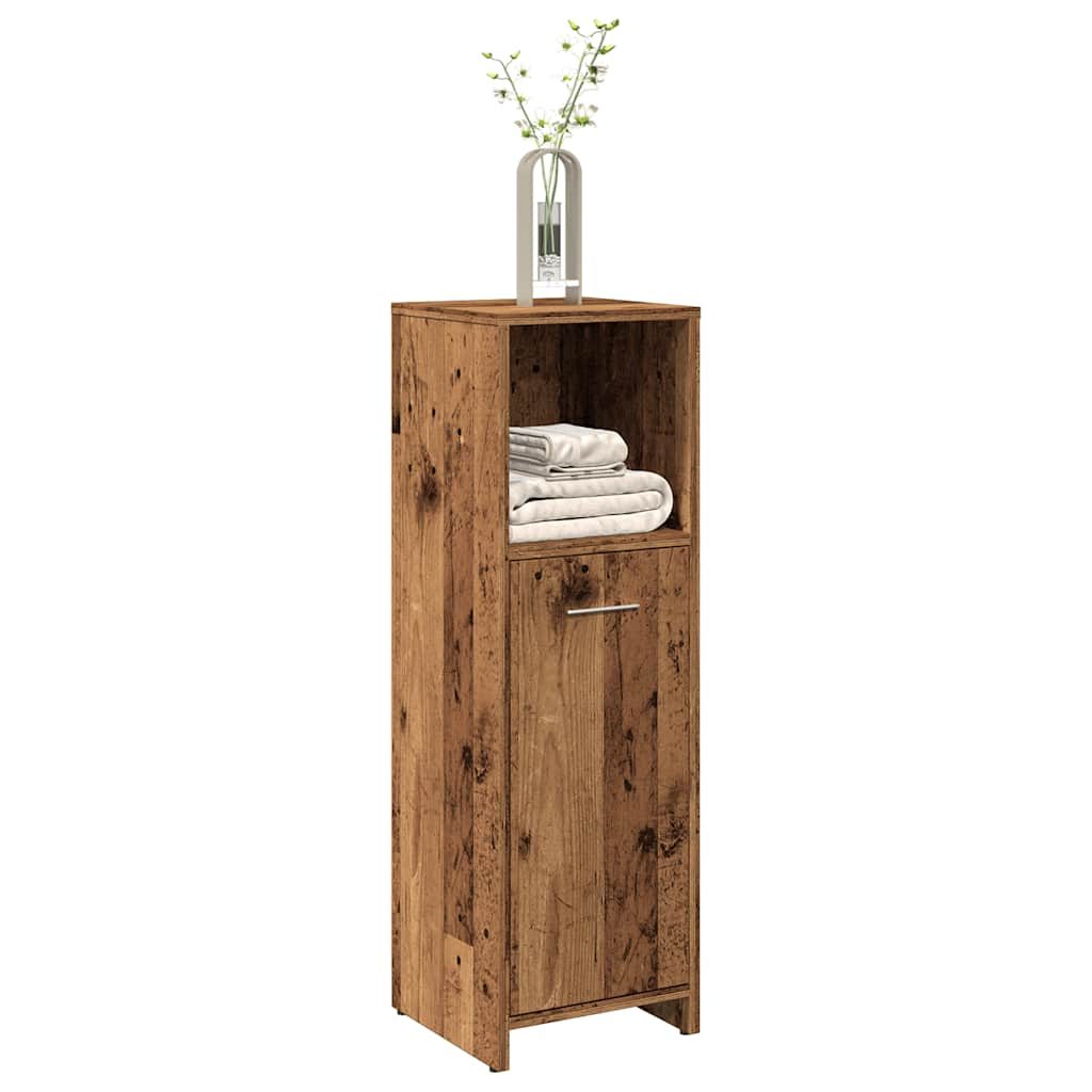 Bathroom cabinet old wood look 30x30x95 cm wood material