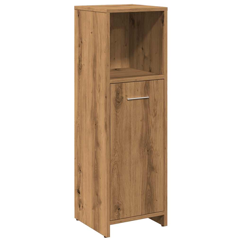 Bathroom Cabinet Artisan Oak 30x30x95 cm Wood Material