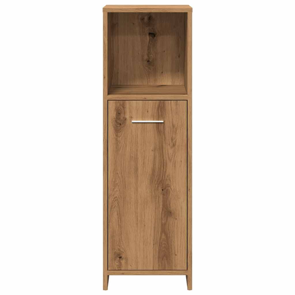 Bathroom Cabinet Artisan Oak 30x30x95 cm Wood Material