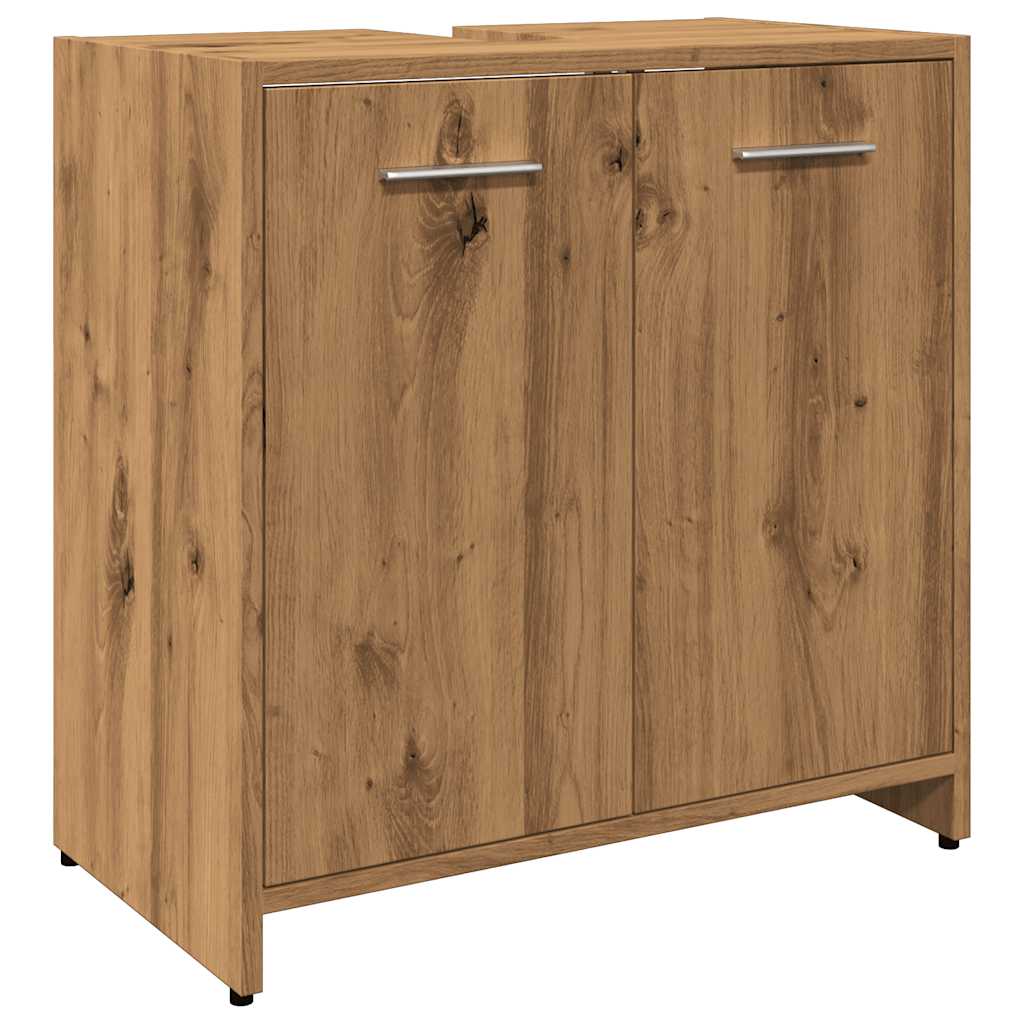 Washbasin cabinet Artisan oak 60x33x60 cm