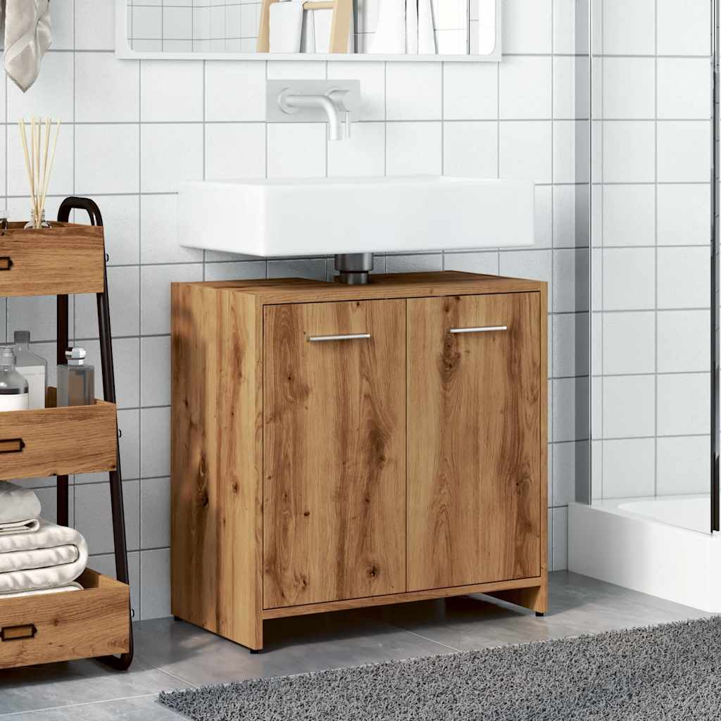 Washbasin cabinet Artisan oak 60x33x60 cm