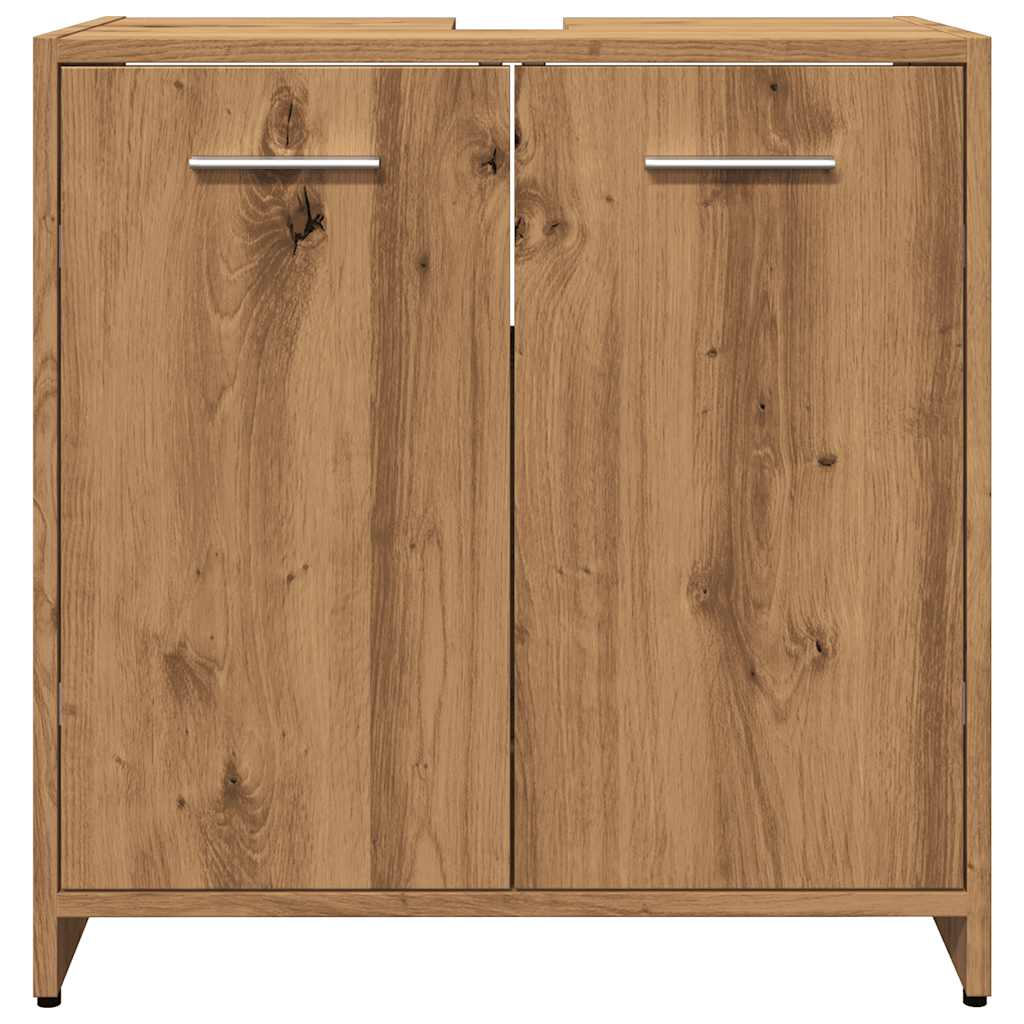 Washbasin cabinet Artisan oak 60x33x60 cm