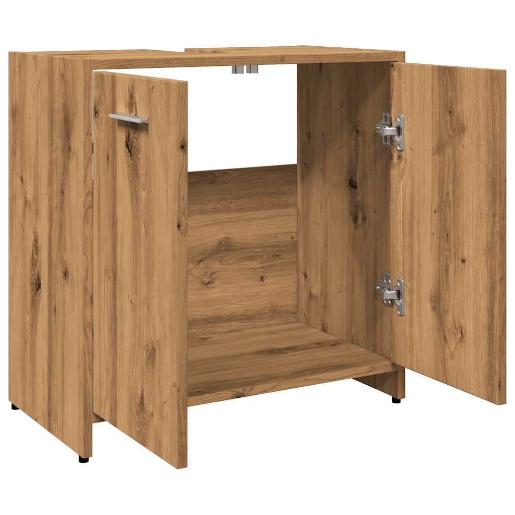 Washbasin cabinet Artisan oak 60x33x60 cm