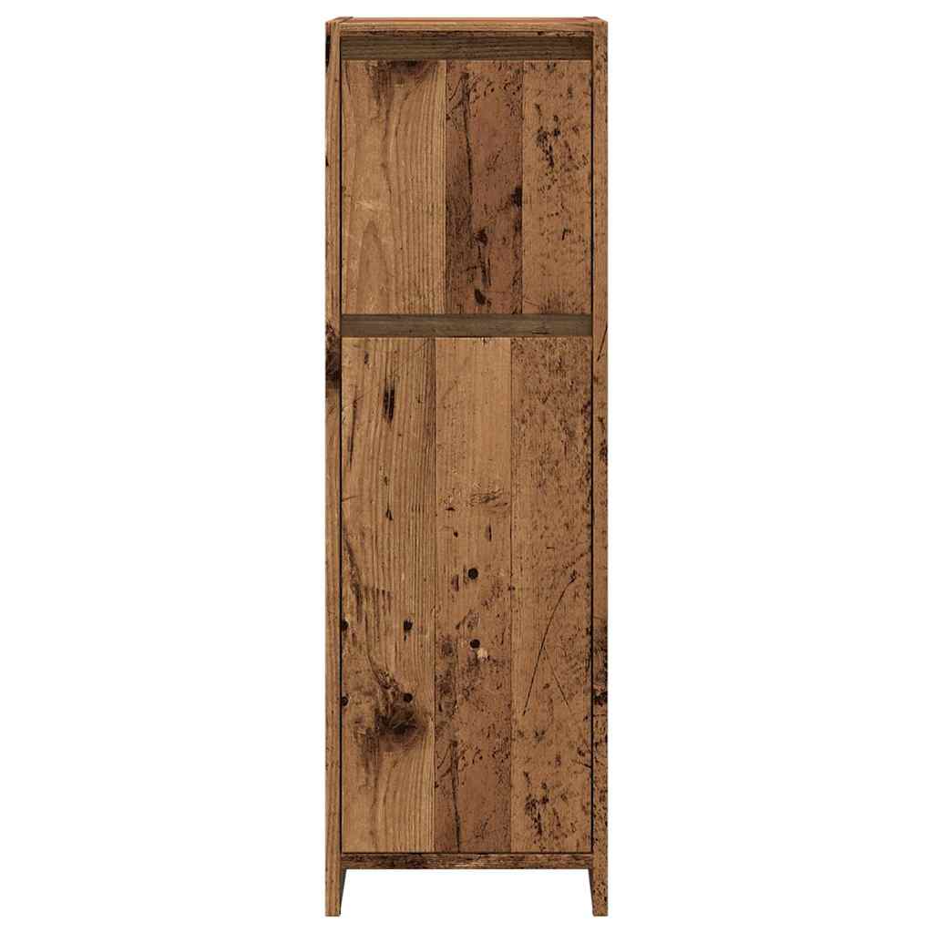 Bathroom cabinet old wood look 30x30x95 cm wood material