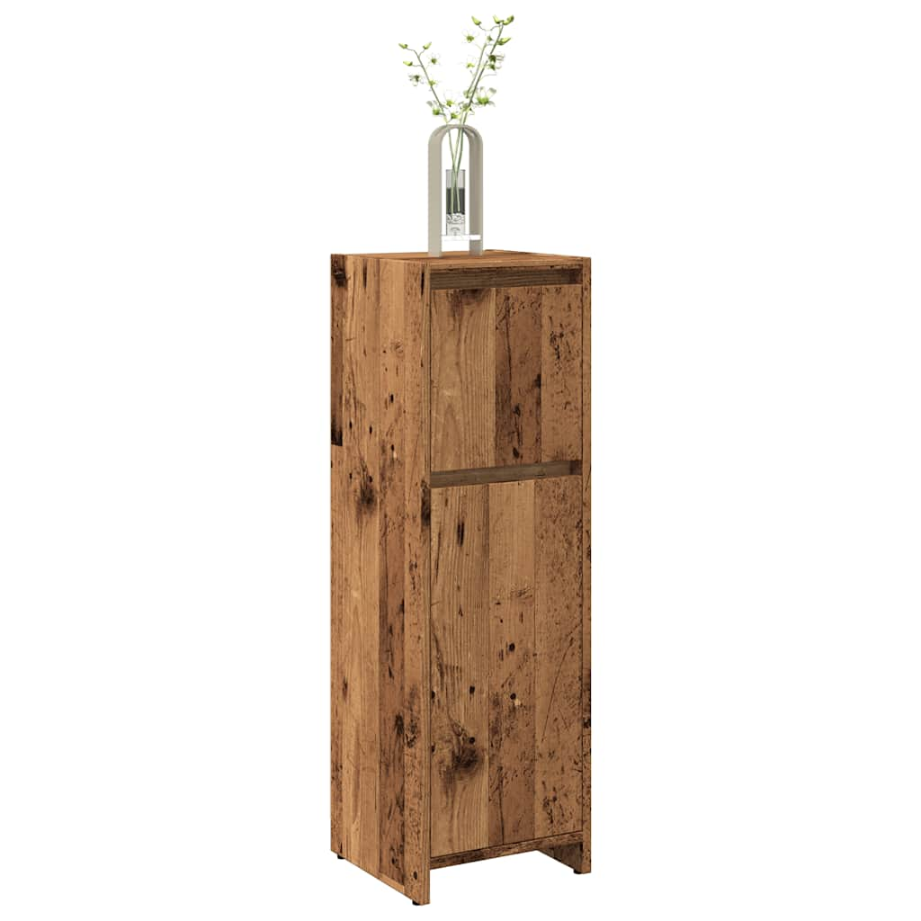 Bathroom cabinet old wood look 30x30x95 cm wood material