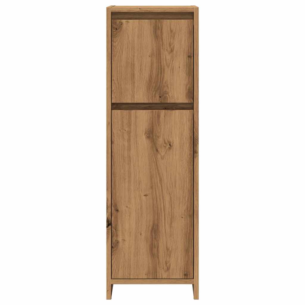 Bathroom Cabinet Artisan Oak 30x30x95 cm Wood Material