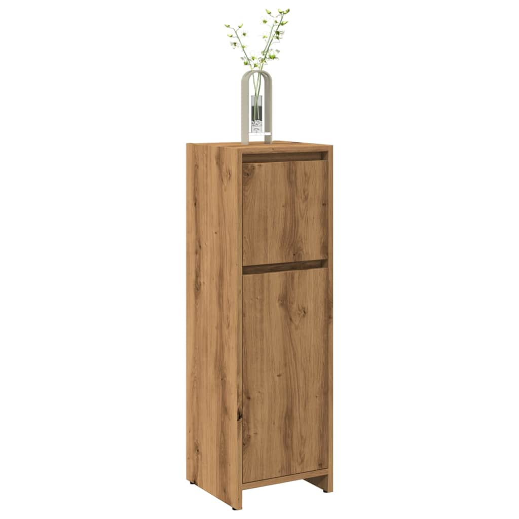 Bathroom Cabinet Artisan Oak 30x30x95 cm Wood Material