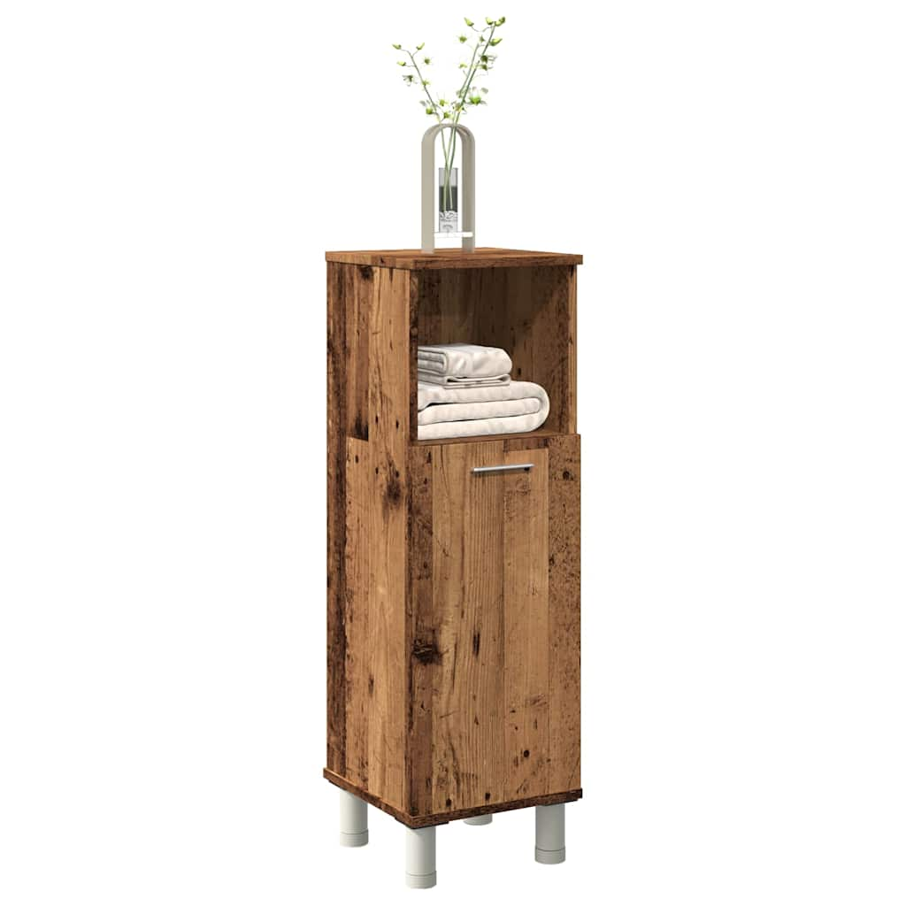 Bathroom cabinet old wood look 30x30x95 cm wood material