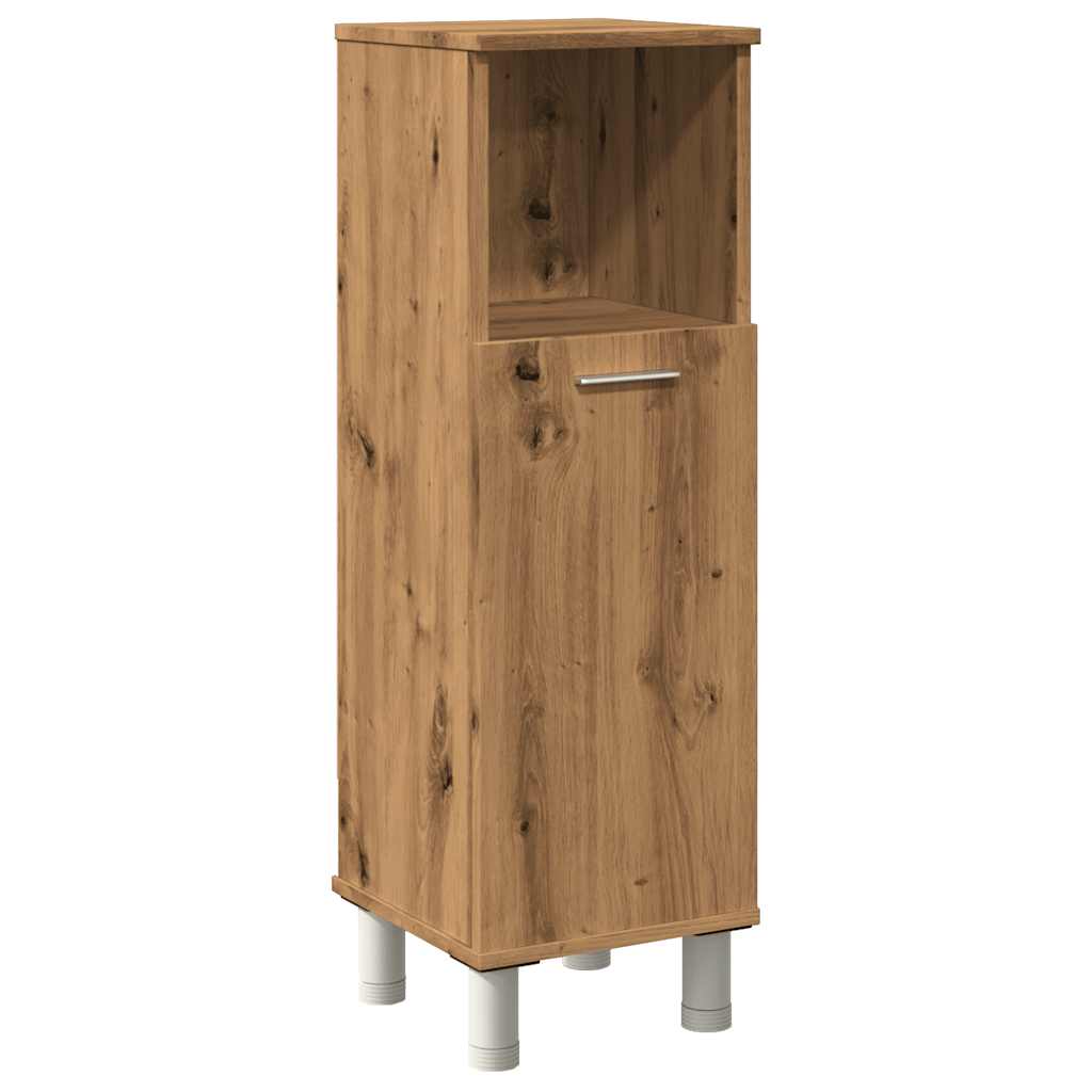 Bathroom Cabinet Artisan Oak 30x30x95 cm Wood Material