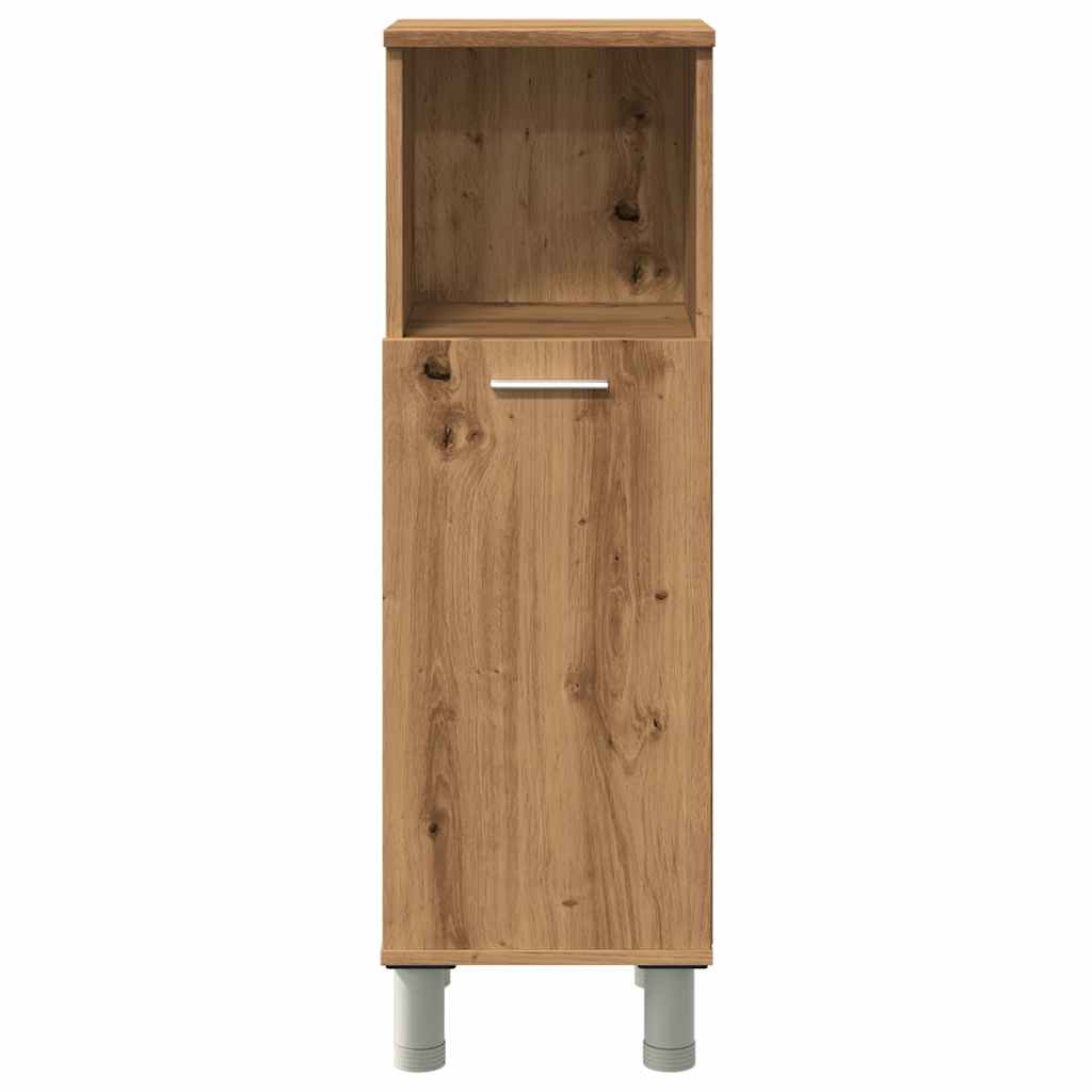 Bathroom Cabinet Artisan Oak 30x30x95 cm Wood Material