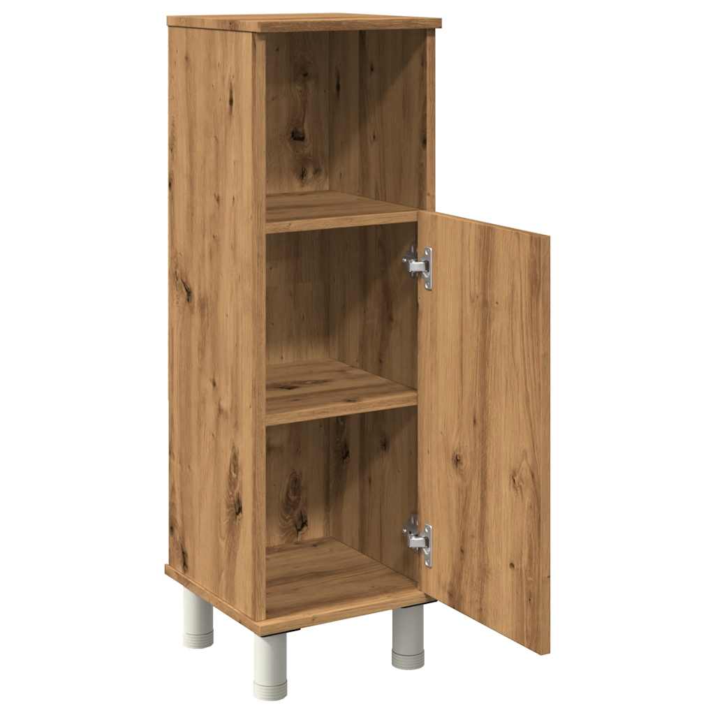 Badschrank Artisan-Eiche 30x30x95 cm Holzwerkstoff