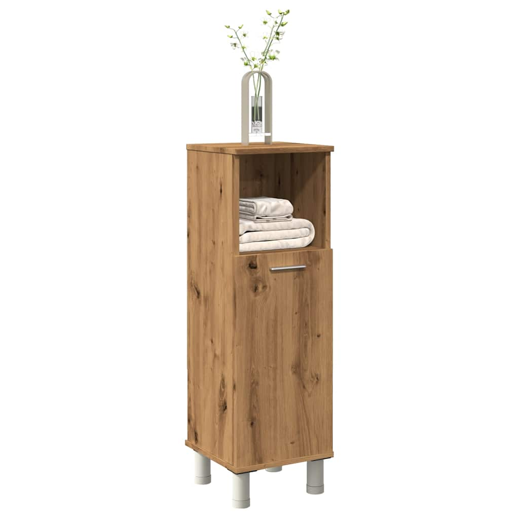 Bathroom Cabinet Artisan Oak 30x30x95 cm Wood Material