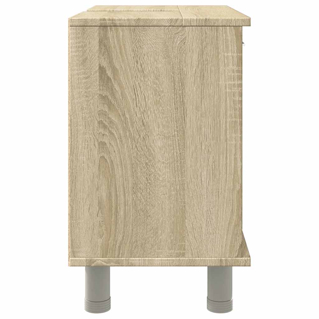 Bathroom Cabinet Sonoma Oak 60x32x53.5 cm Wood Material