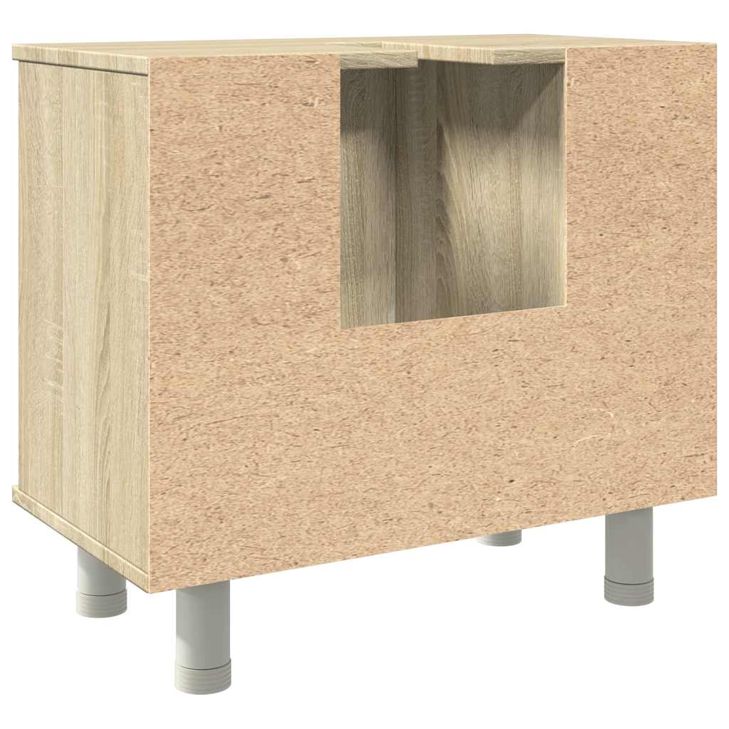 Bathroom Cabinet Sonoma Oak 60x32x53.5 cm Wood Material