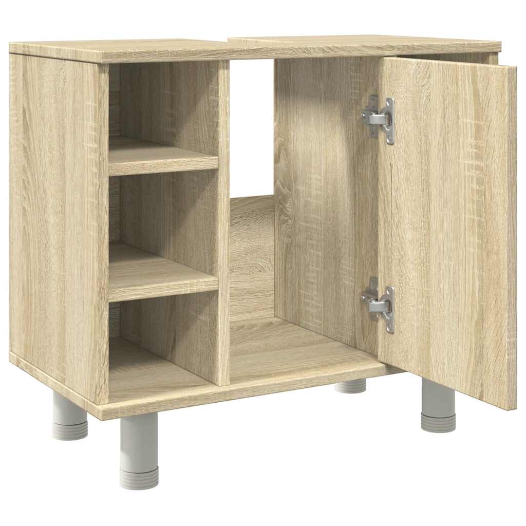 Bathroom Cabinet Sonoma Oak 60x32x53.5 cm Wood Material