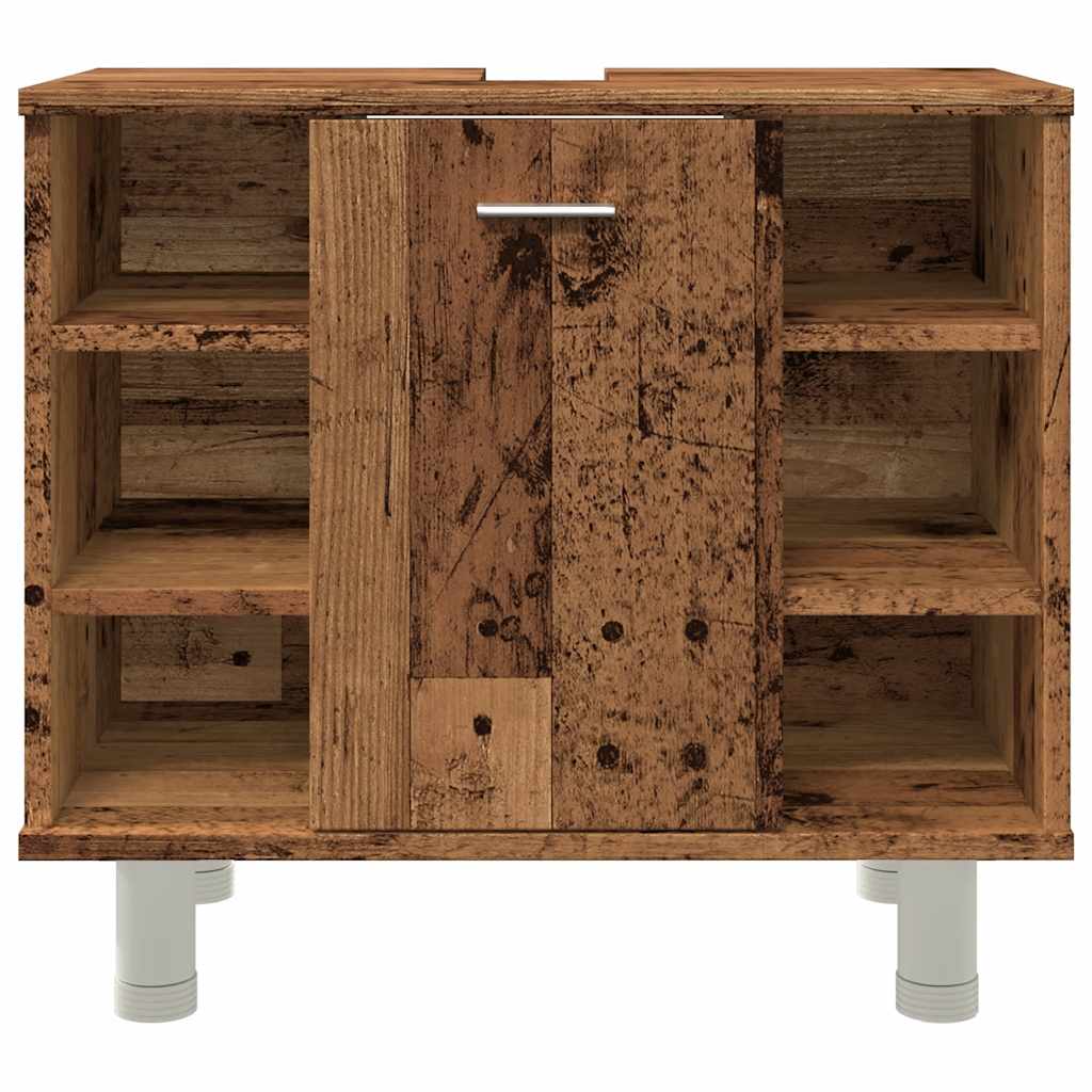 Bathroom cabinet old wood look 60x32x53.5 cm wood material