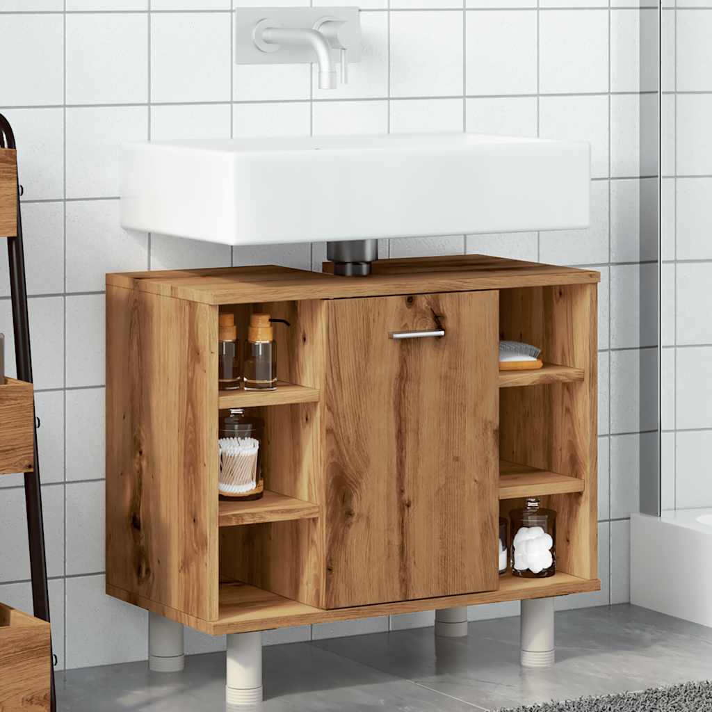 Badschrank Artisan-Eiche 60x32x53,5 cm Holzwerkstoff