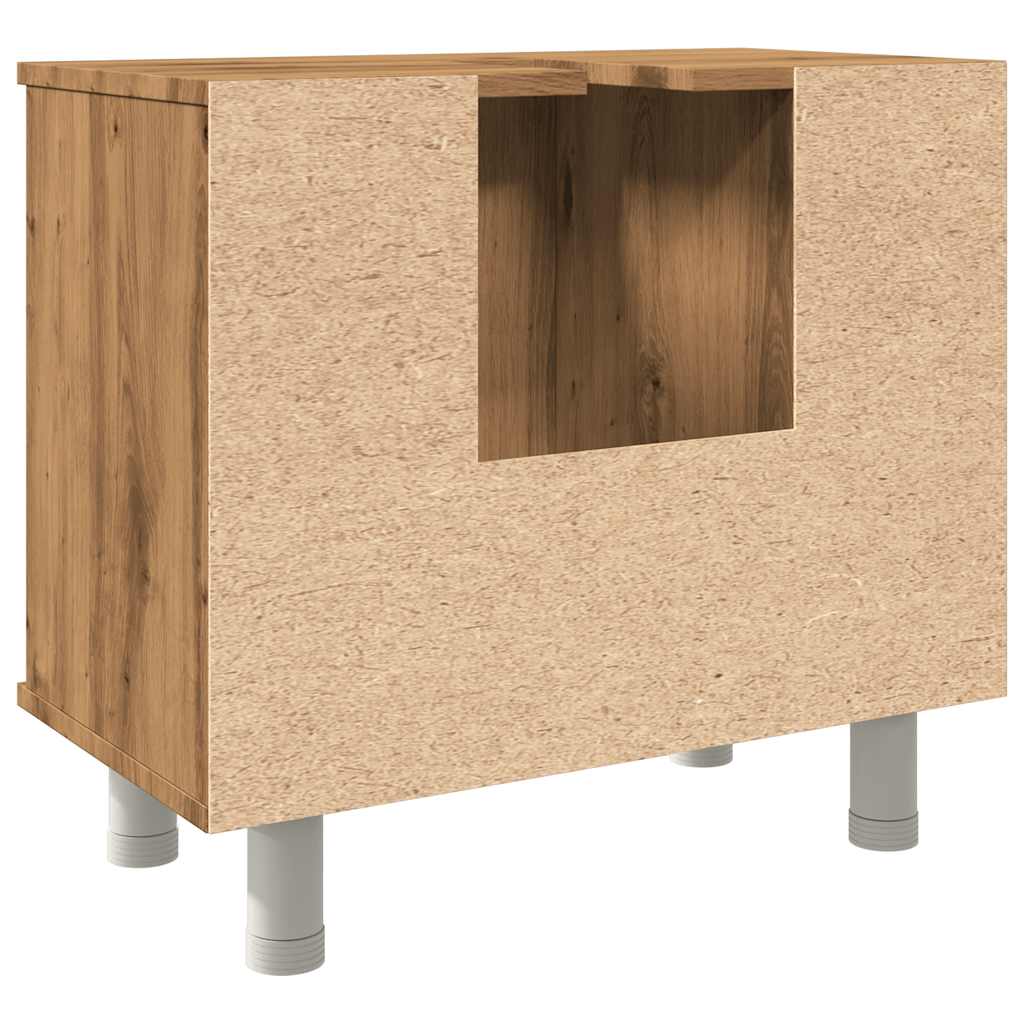 Badschrank Artisan-Eiche 60x32x53,5 cm Holzwerkstoff