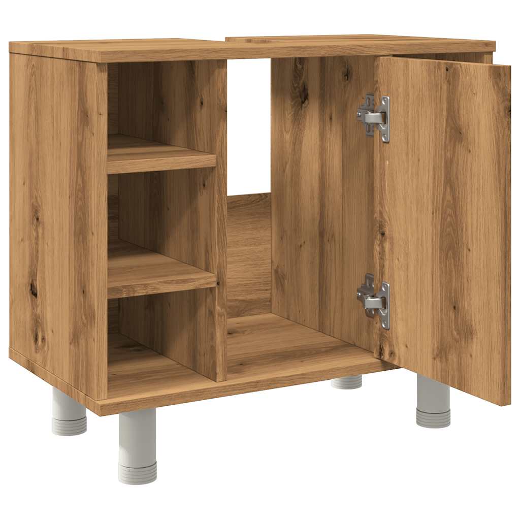 Badschrank Artisan-Eiche 60x32x53,5 cm Holzwerkstoff