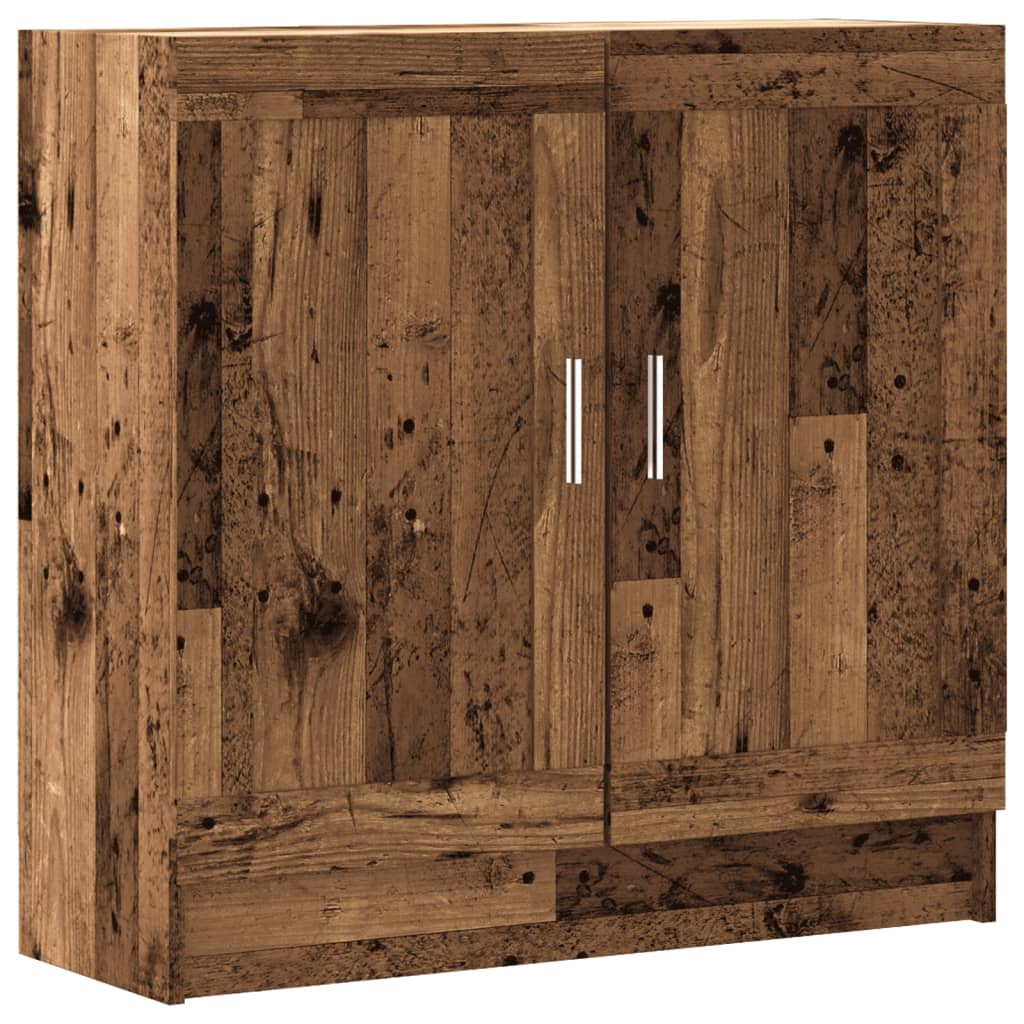 Bücherschrank Altholz-Optik 82,5x30,5x80 cm Holzwerkstoff