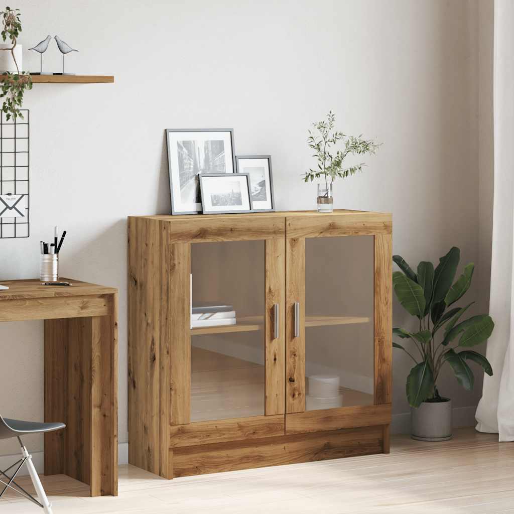 Bücherschrank Artisan-Eiche 82,5x30,5x80 cm Holzwerkstoff