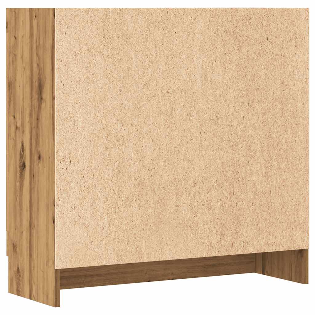 Bücherschrank Artisan-Eiche 82,5x30,5x80 cm Holzwerkstoff