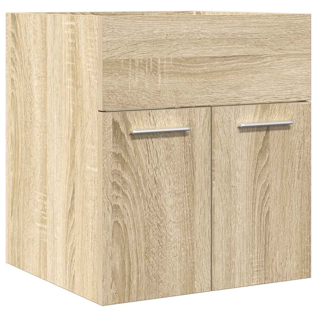 Washbasin cabinet Sonoma oak 41x38.5x46 cm wood material