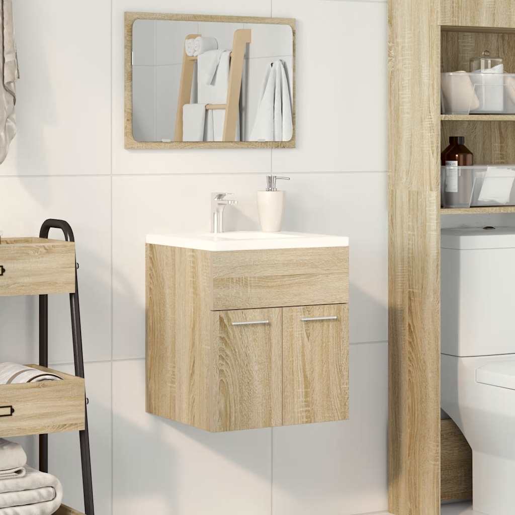 Washbasin cabinet Sonoma oak 41x38.5x46 cm wood material