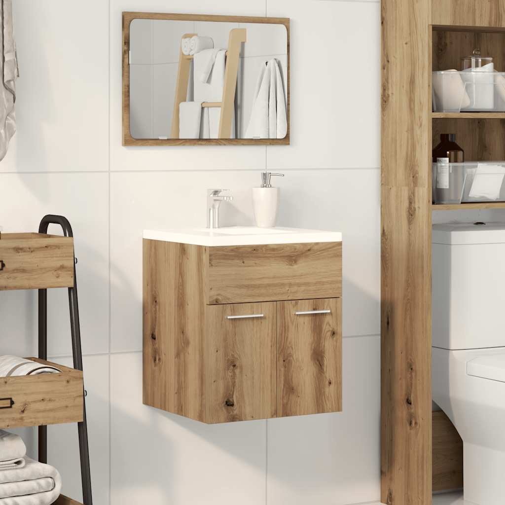 Washbasin cabinet Artisan oak 41x38.5x46 wood material