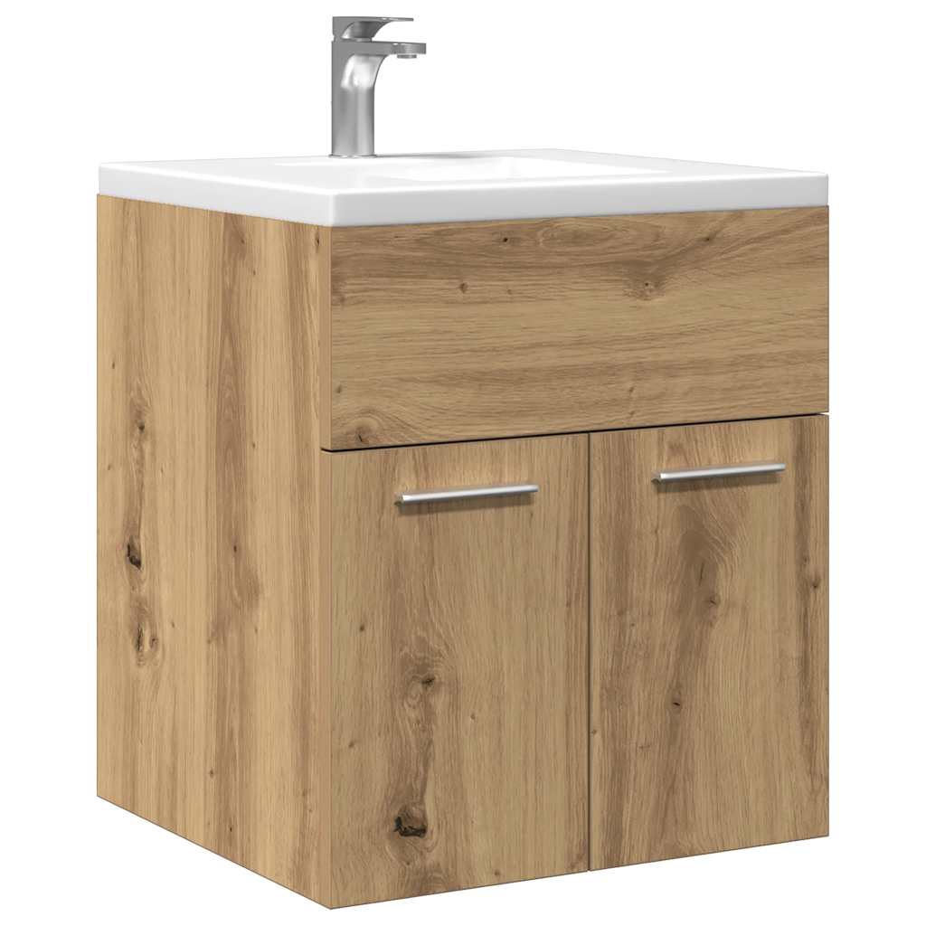 Washbasin cabinet Artisan oak 41x38.5x46 wood material