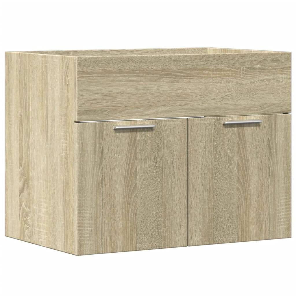 Washbasin base cabinet Sonoma oak 60x38.5x46cm wood material