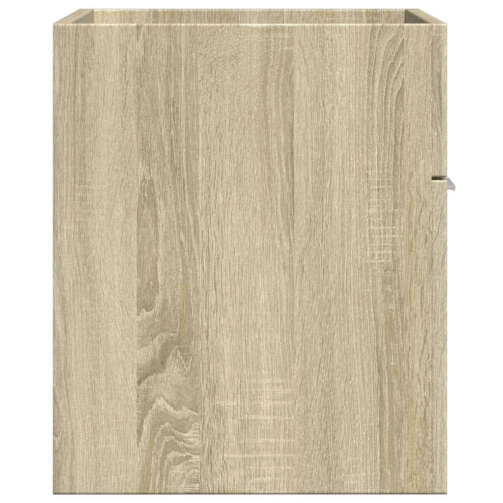 Washbasin base cabinet Sonoma oak 60x38.5x46cm wood material