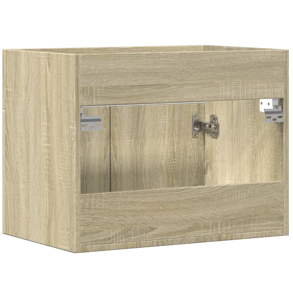 Washbasin base cabinet Sonoma oak 60x38.5x46cm wood material