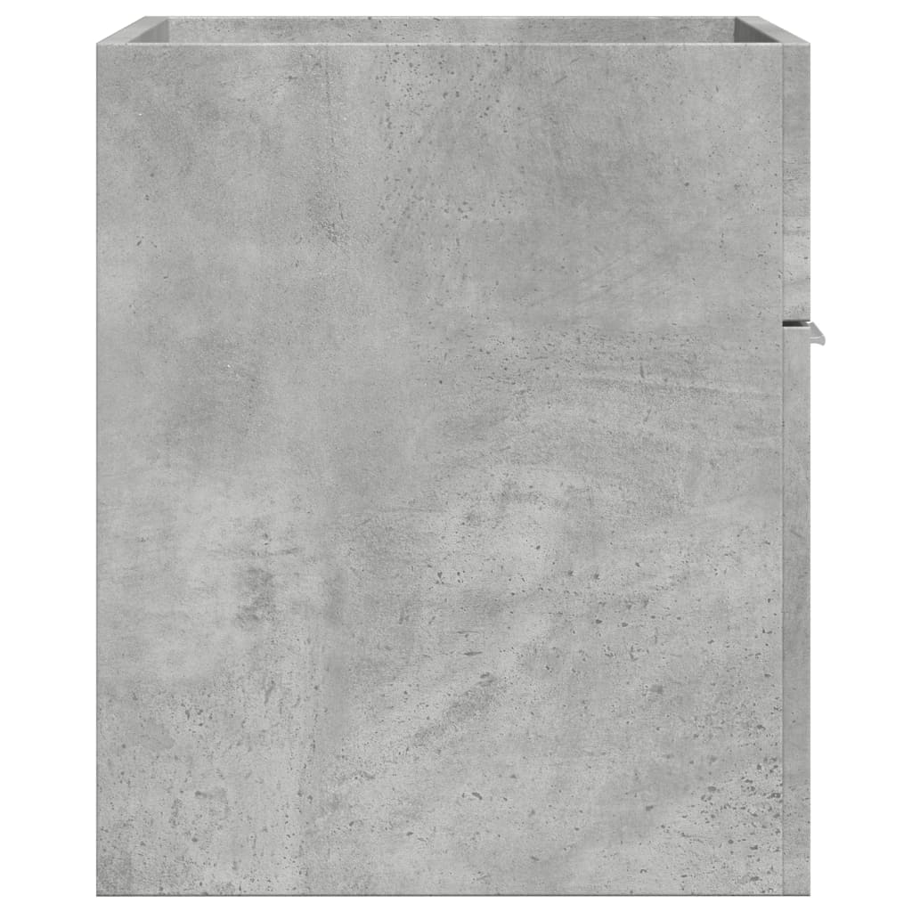 Washbasin base cabinet concrete grey 60x38.5x46 cm wood material