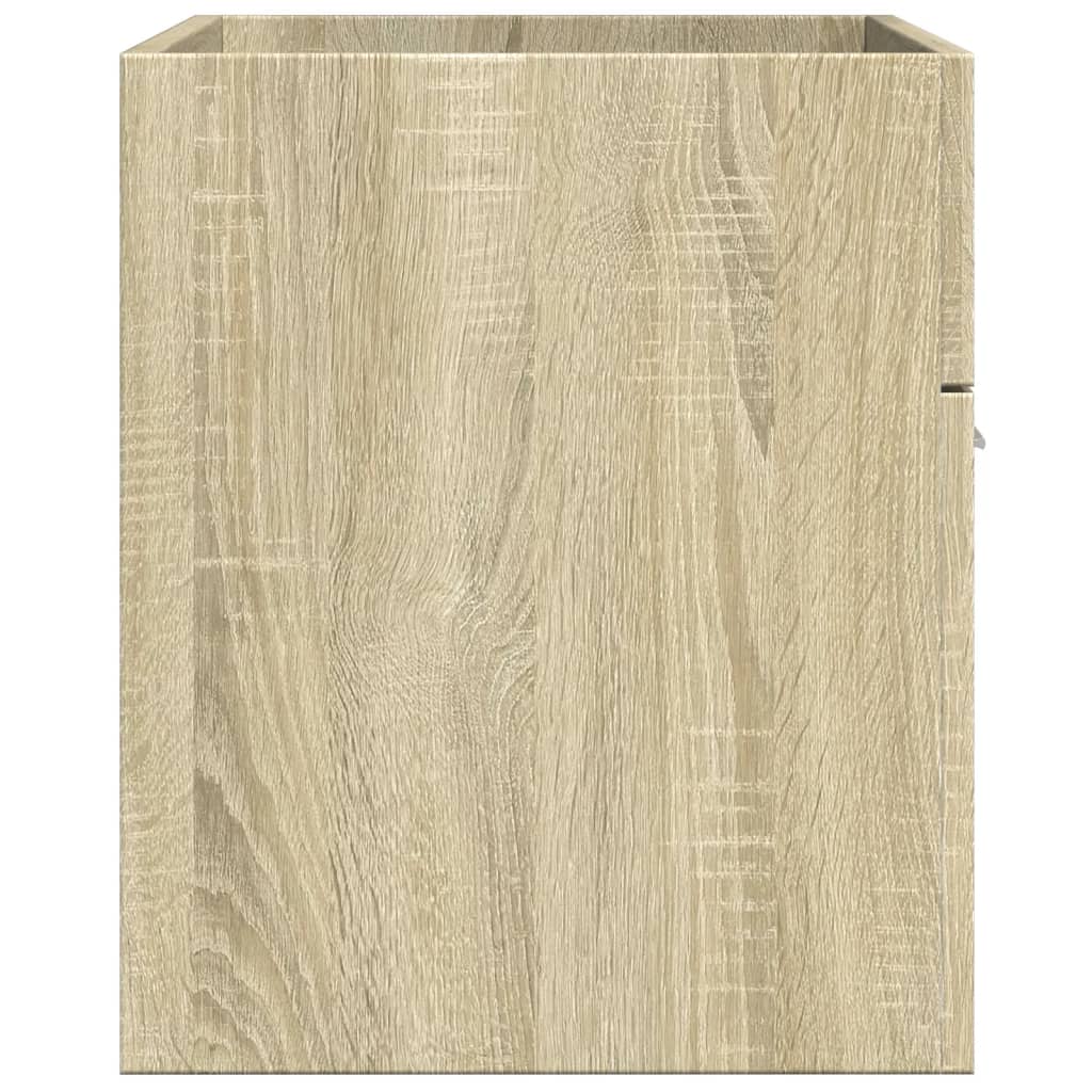 Washbasin base cabinet Sonoma oak 80x38.5x46cm wood material