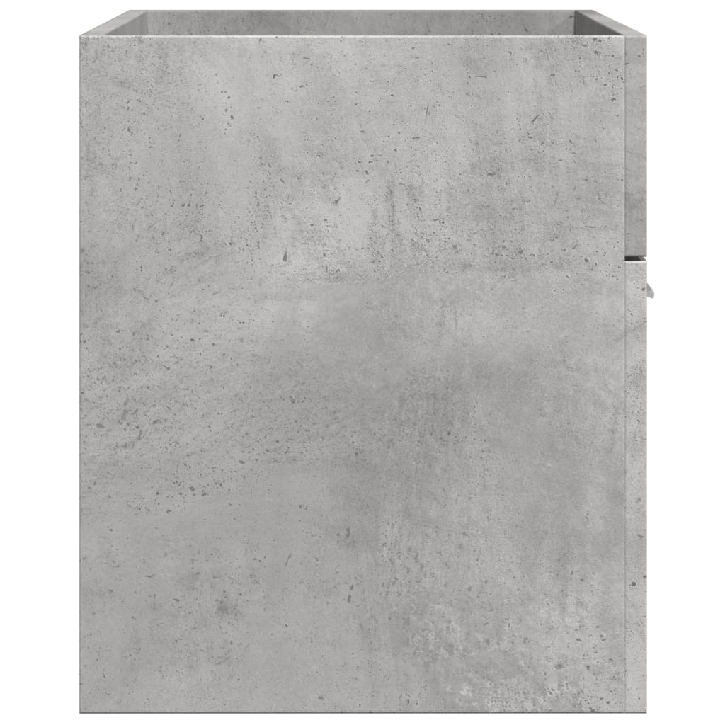 Washbasin base cabinet concrete grey 80x38.5x46 cm wood material