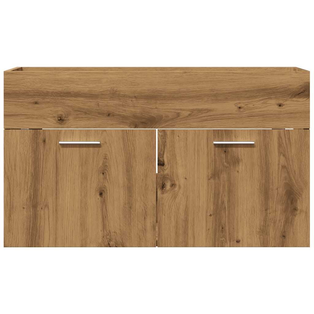 Washbasin cabinet Artisan oak 80x38.5x46 wood material