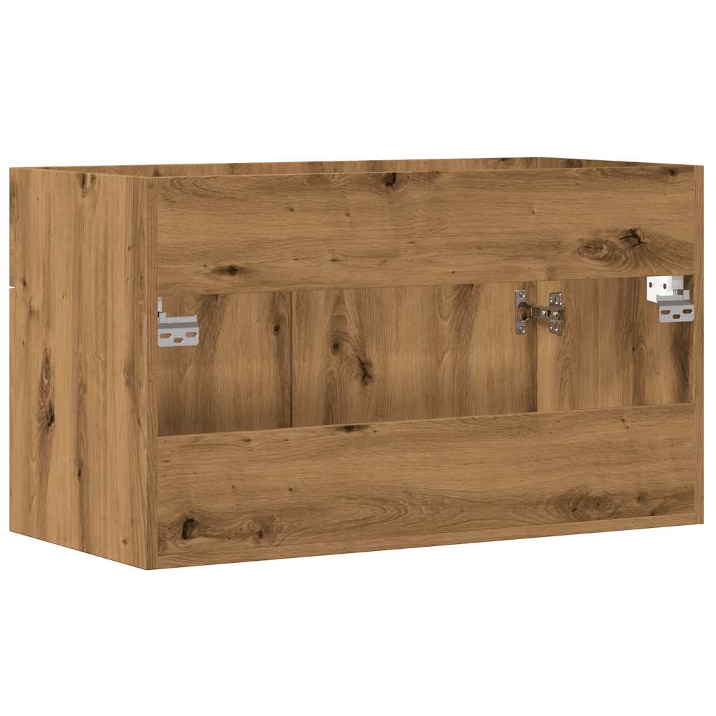 Washbasin cabinet Artisan oak 80x38.5x46 wood material